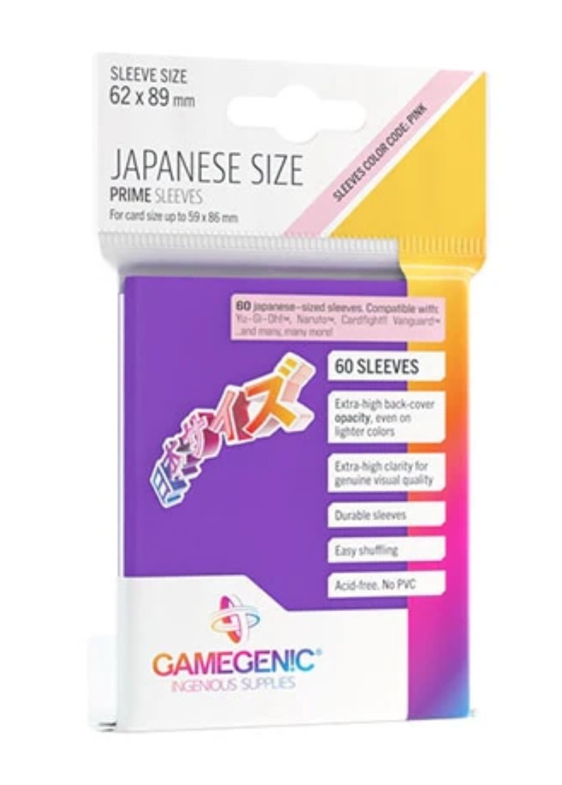 Gamegenic: Prime Japanese Sized Sleeves - Prime Purple