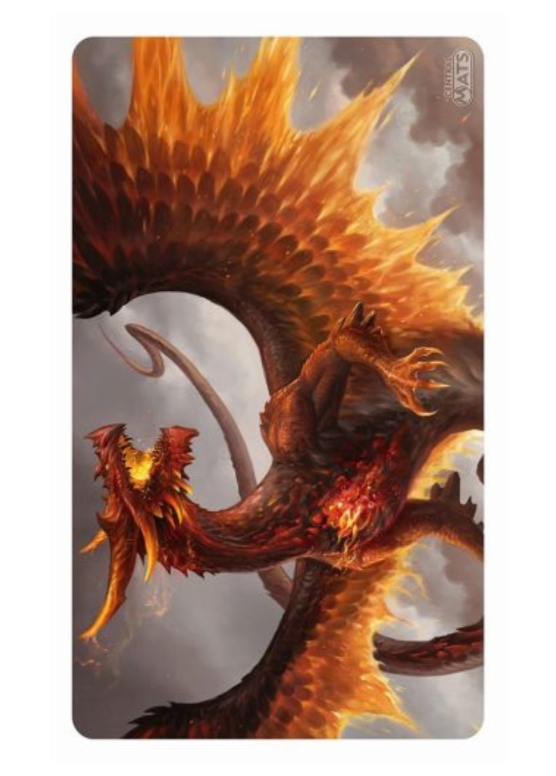 Central Mats - Dragons Edition: Dragão Cristal Rubi