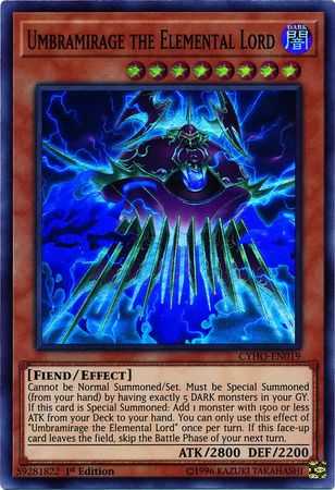 Umbriragem, o Senhor Elemental / Umbramirage the Elemental Lord - #CYHO-EN019