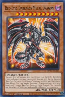 Dragão Metálico das Trevas de Olhos Vermelhos / Red-Eyes Darkness Metal Dragon - #HAC1-EN017