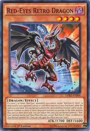 Dragão Retrô de Olhos Vermelhos / Red-Eyes Retro Dragon