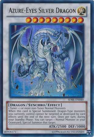 Dragão Prateado de Olhos Cerúleos / Azure-Eyes Silver Dragon