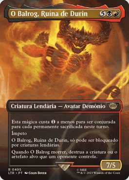 O Balrog, Ruína de Durin