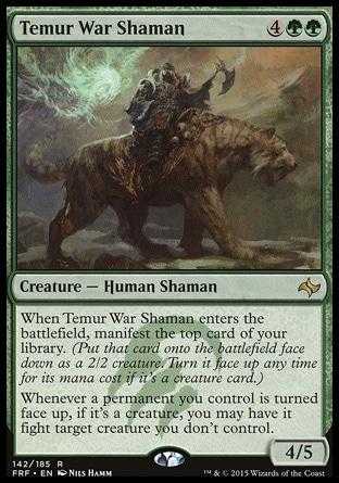 Xamã de Guerra Temur / Temur War Shaman