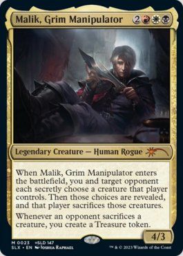 Malik, Grim Manipulator / Malik, Grim Manipulator