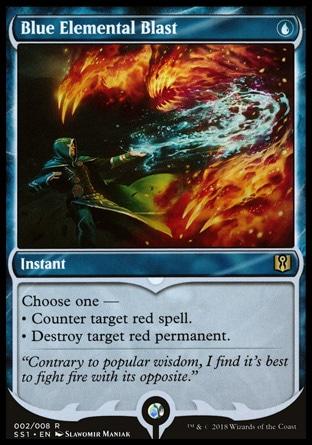 Explosão Elemental do Azul / Blue Elemental Blast