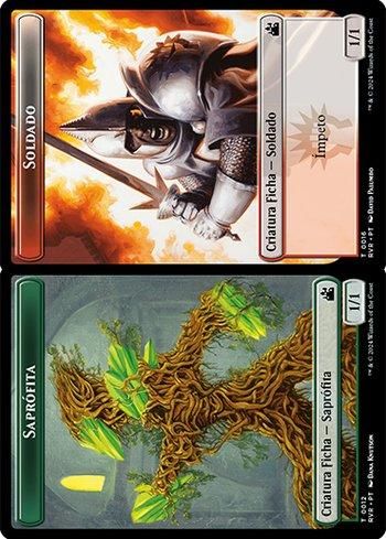 Saprófita 1/1 // Soldado 1/1 / Saproling 1/1 // Soldier 1/1