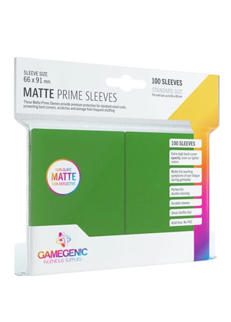 Gamegenic: Matte Prime Sleeves - Prime Verde