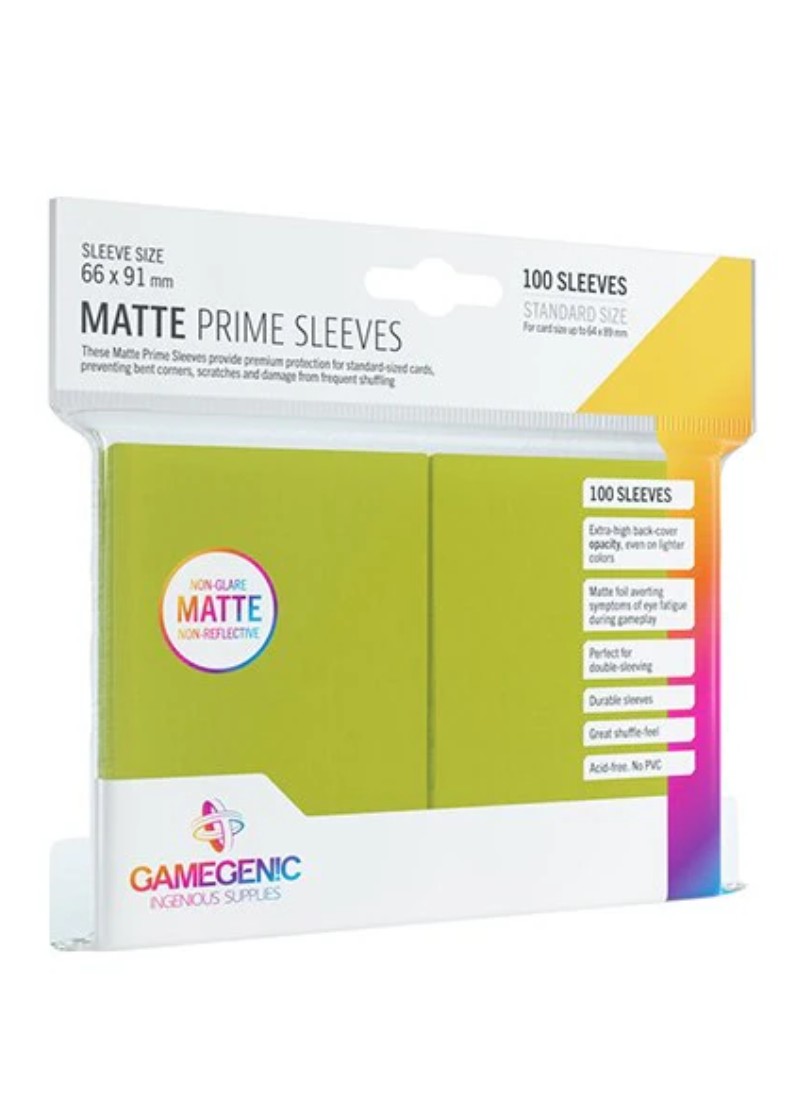 Gamegenic: Matte Prime Sleeves - Prime Lima