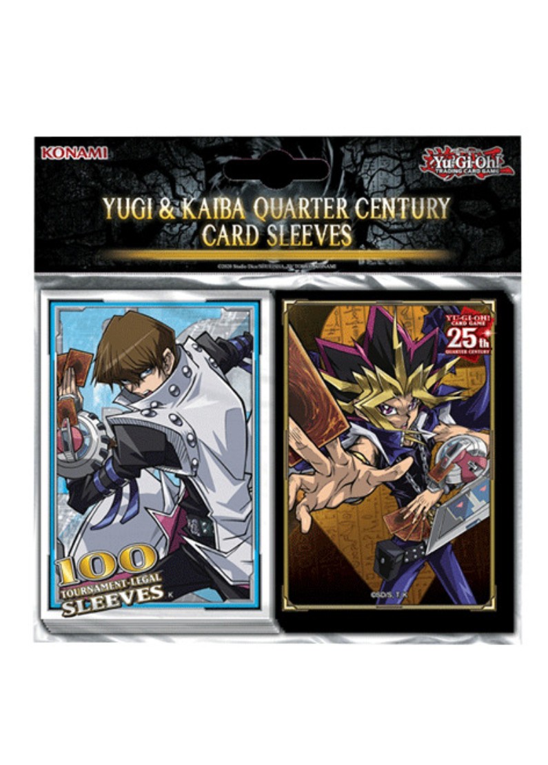 Yugi & Kaiba Quarter Century Card Sleeves