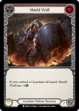 Shield Wall (Red) /  - DYN036