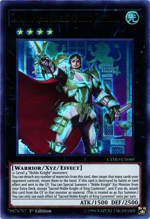 Nobre Cavaleiro Sagrado do Rei Custennin / Sacred Noble Knight of King Custennin - #CYHO-EN089