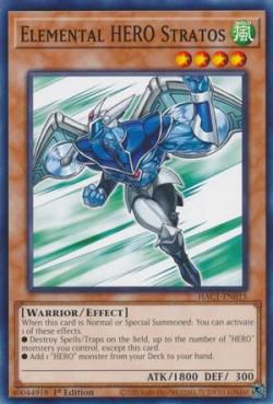 Stratos, o HERÓI do Elemento / Elemental HERO Stratos - #HAC1-EN015