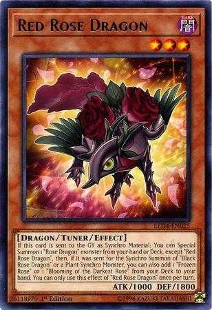 Dragão da Rosa Vermelha / Red Rose Dragon - #LED4-EN025