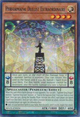 Camarartista Duelista Extraordinário / Performapal Duelist Extraordinaire - #MAZE-EN024