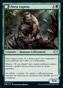 Pária Lupino / Wolfkin Outcast